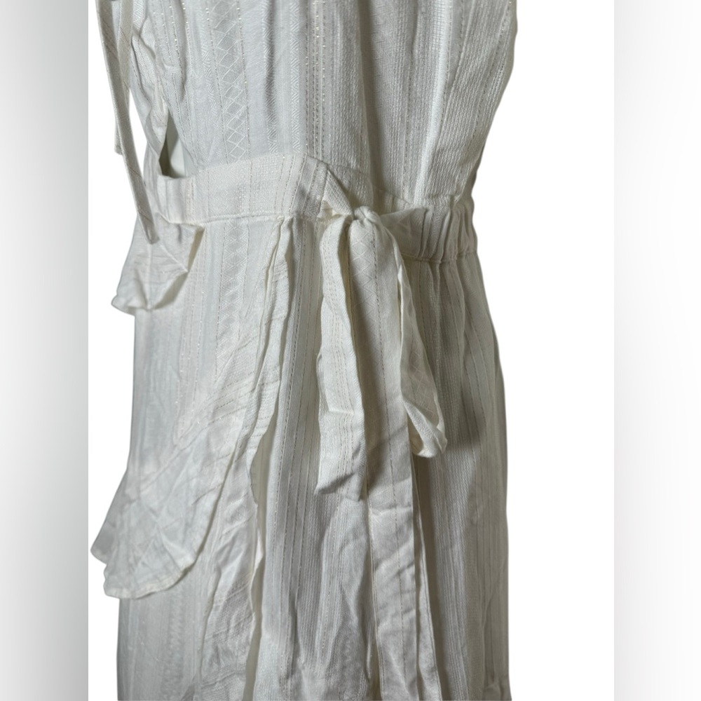 Saltwater Luxe Ruffle Tiered Cut Out Midi Dress - Picture 6 of 9